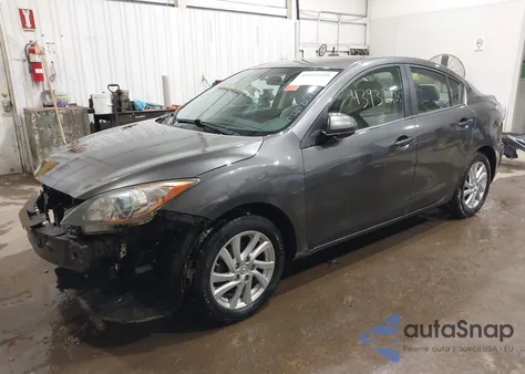 2012 Mazda Mazda3 I Touring z USA, uszkodzony, nr VIN JM1BL1V78C1597294